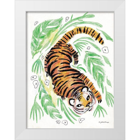 Stay Wild White Modern Wood Framed Art Print by Mingo, Jessica