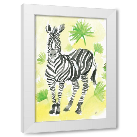 Sonny White Modern Wood Framed Art Print by Mingo, Jessica