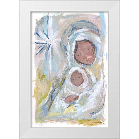 Mary White Modern Wood Framed Art Print by Mingo, Jessica