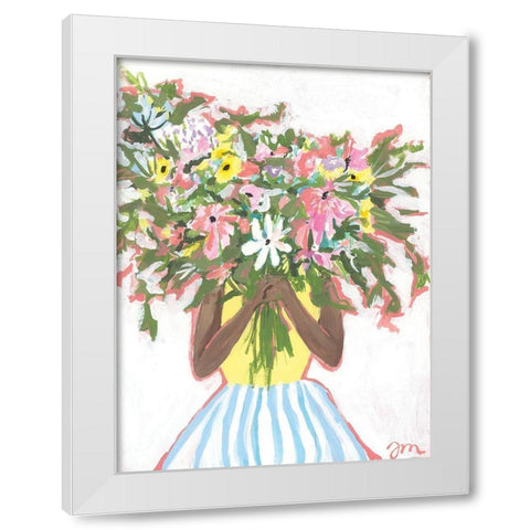 Aromatherapy   White Modern Wood Framed Art Print by Mingo, Jessica
