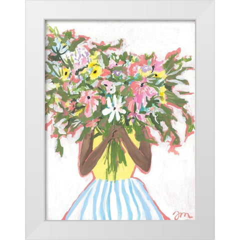 Aromatherapy   White Modern Wood Framed Art Print by Mingo, Jessica