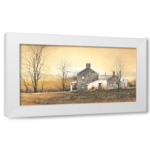 Rising Early White Modern Wood Framed Art Print by Rossini, John