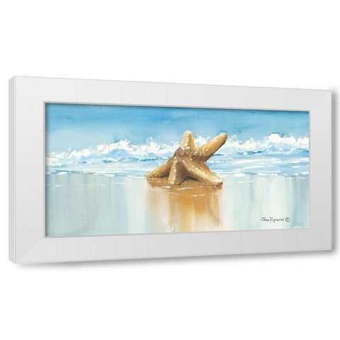 Sea Treasure White Modern Wood Framed Art Print by Rossini, John