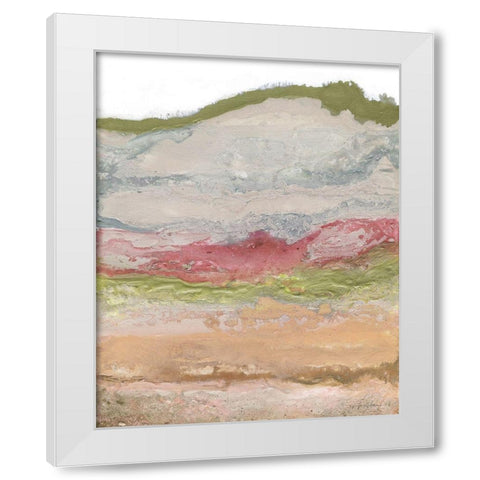 Canyon in the Fog White Modern Wood Framed Art Print by Kamdon Kreations