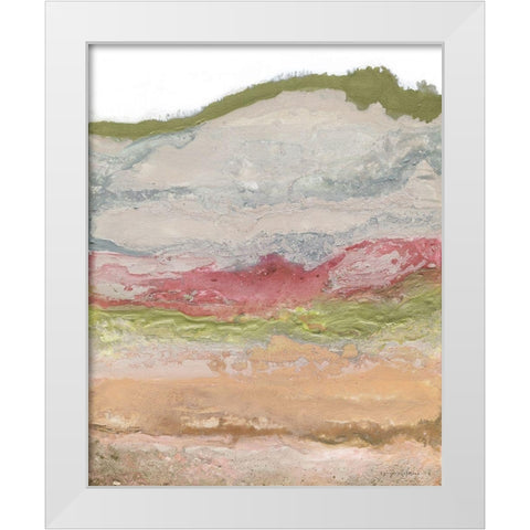 Canyon in the Fog White Modern Wood Framed Art Print by Kamdon Kreations