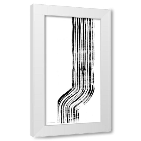 Lifes Little Bumps 2 White Modern Wood Framed Art Print by Kamdon Kreations