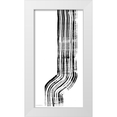 Lifes Little Bumps 2 White Modern Wood Framed Art Print by Kamdon Kreations