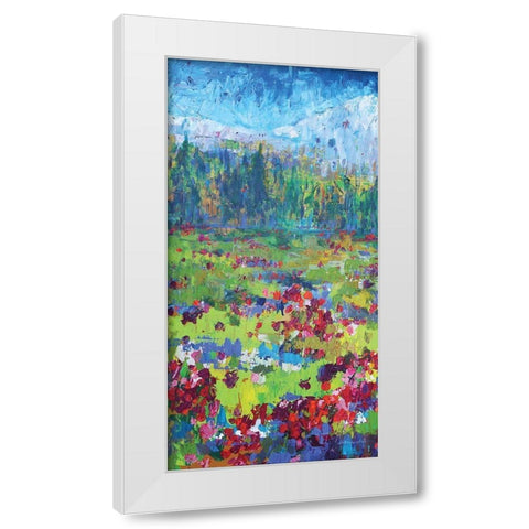 Three Sisters 1 White Modern Wood Framed Art Print by Kamdon Kreations