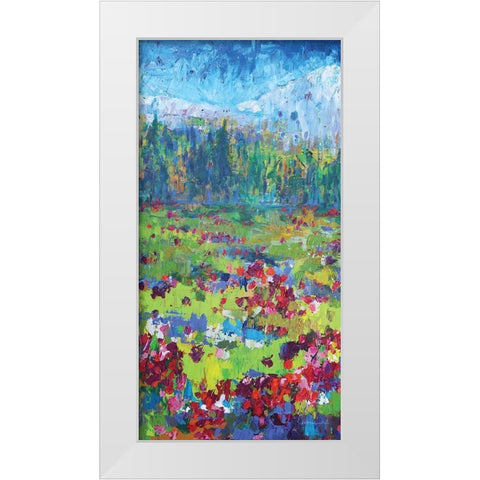 Three Sisters 1 White Modern Wood Framed Art Print by Kamdon Kreations