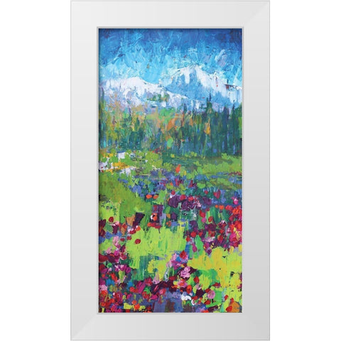 Three Sisters 3 White Modern Wood Framed Art Print by Kamdon Kreations