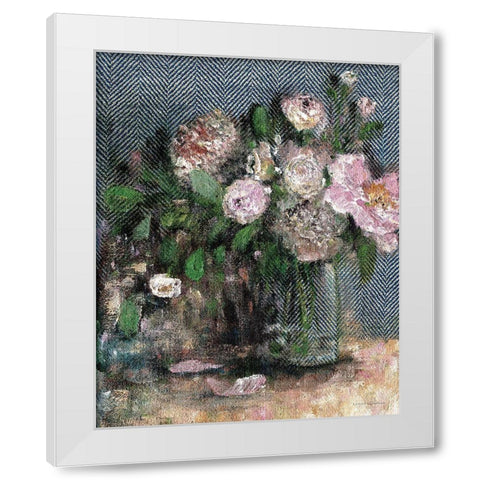 Afternoon Study White Modern Wood Framed Art Print by Kamdon Kreations