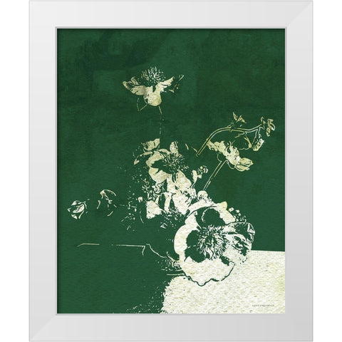 Sweet Glory White Modern Wood Framed Art Print by Kamdon Kreations