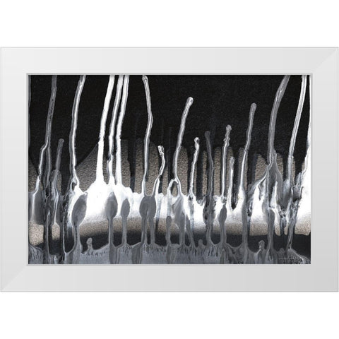 Framework  II White Modern Wood Framed Art Print by Kamdon Kreations