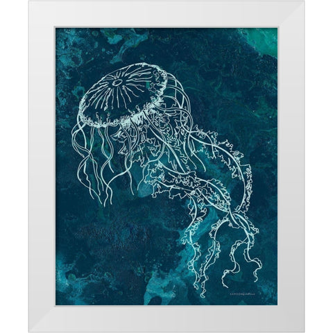 Angelic Breath  I    White Modern Wood Framed Art Print by Kamdon Kreations