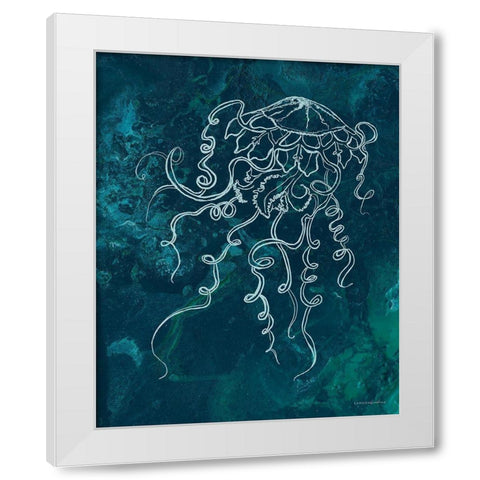 Angelic Breath  II White Modern Wood Framed Art Print by Kamdon Kreations
