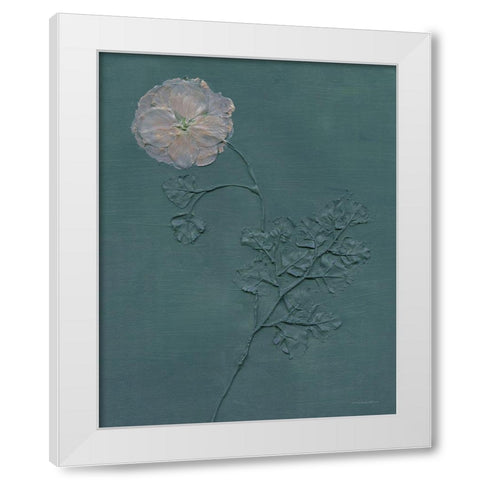 Lovely Impressions White Modern Wood Framed Art Print by Kamdon Kreations