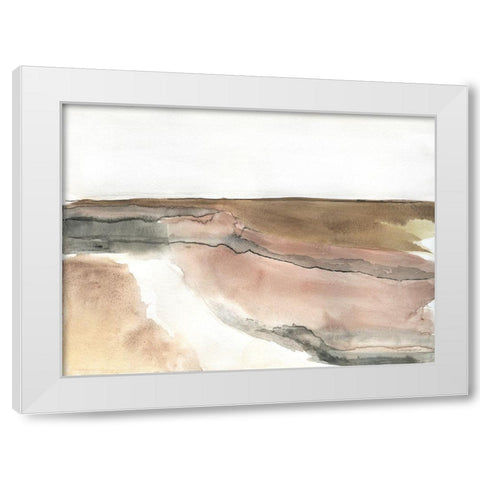 Canyon White Modern Wood Framed Art Print by Kamdon Kreations