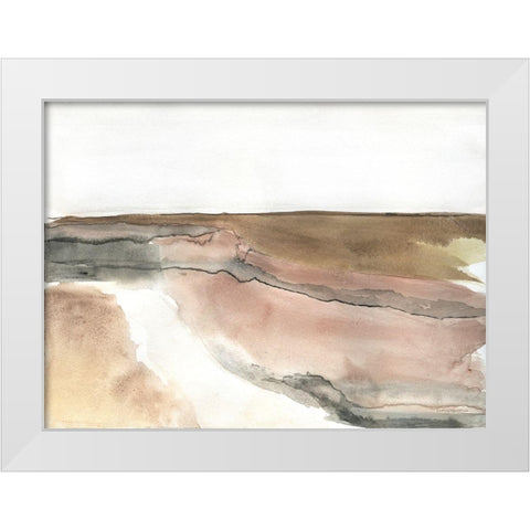 Canyon White Modern Wood Framed Art Print by Kamdon Kreations