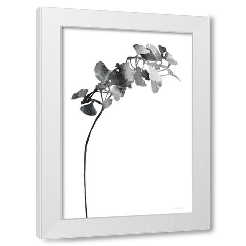 I Have an Inkling White Modern Wood Framed Art Print by Kamdon Kreations