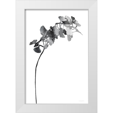 I Have an Inkling White Modern Wood Framed Art Print by Kamdon Kreations