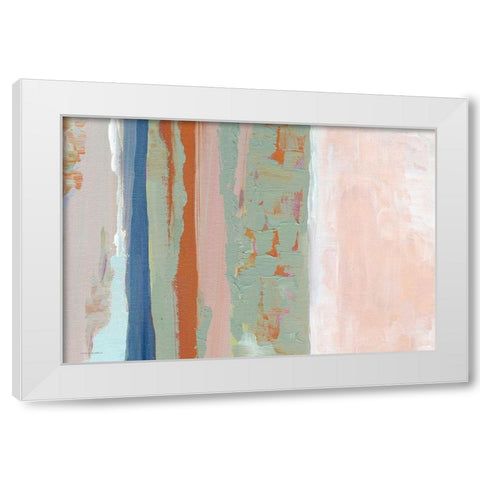 Glimpse of the 90s     White Modern Wood Framed Art Print by Kamdon Kreations