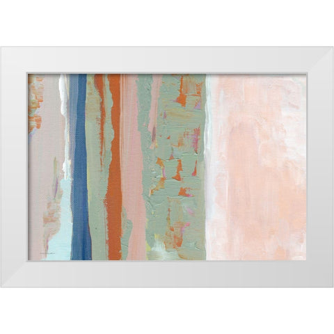 Glimpse of the 90s     White Modern Wood Framed Art Print by Kamdon Kreations