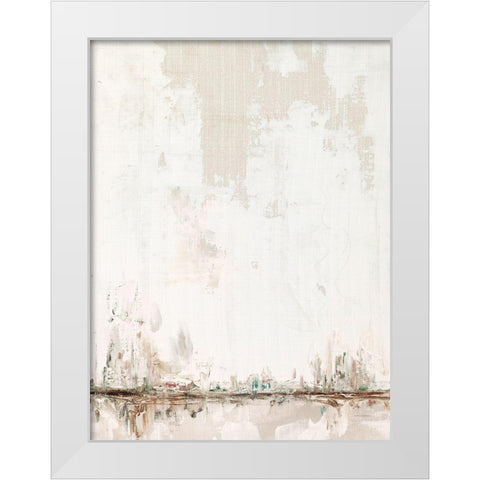 Time to Move    White Modern Wood Framed Art Print by Kamdon Kreations