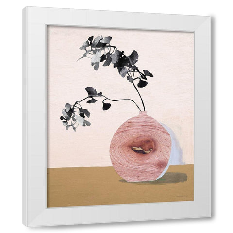 Seeing Life Through Nature White Modern Wood Framed Art Print by Kamdon Kreations