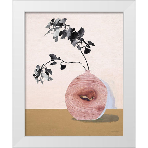 Seeing Life Through Nature White Modern Wood Framed Art Print by Kamdon Kreations