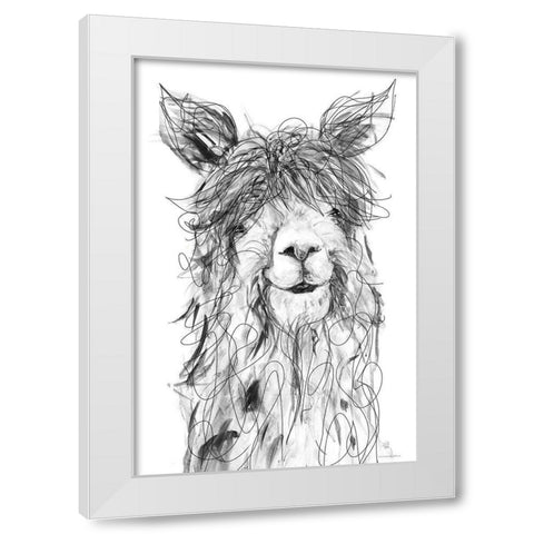 Ill Pack a Pencil 1 White Modern Wood Framed Art Print by Kamdon Kreations