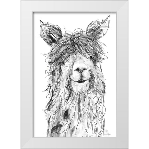 Ill Pack a Pencil 1 White Modern Wood Framed Art Print by Kamdon Kreations