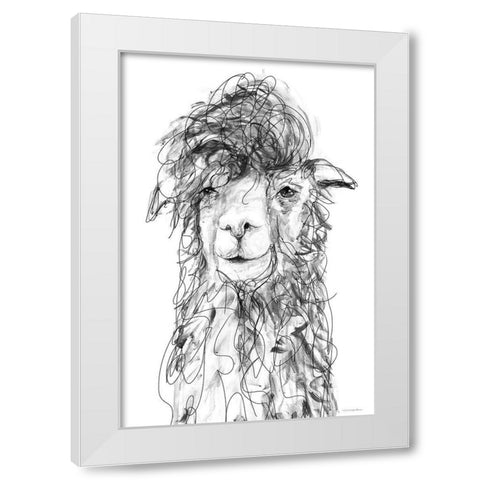 Ill Pack a Pencil 2 White Modern Wood Framed Art Print by Kamdon Kreations