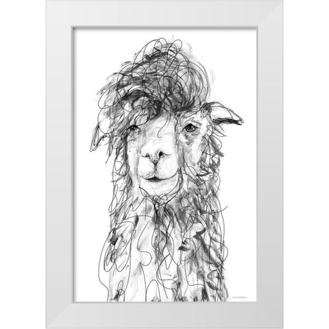 Ill Pack a Pencil 2 White Modern Wood Framed Art Print by Kamdon Kreations