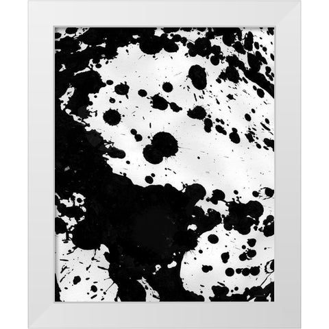 Butterfly Effect I White Modern Wood Framed Art Print by Kamdon Kreations