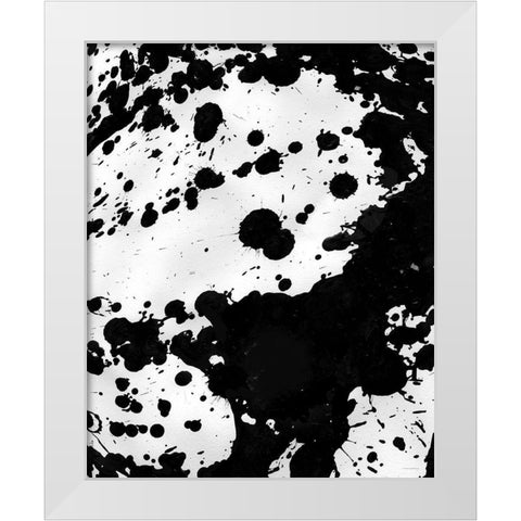 Butterfly Effect II White Modern Wood Framed Art Print by Kamdon Kreations