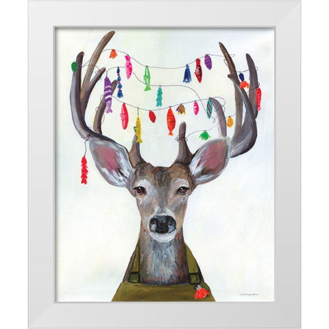 My Dear You Look A-Lure-ing White Modern Wood Framed Art Print by Kamdon Kreations