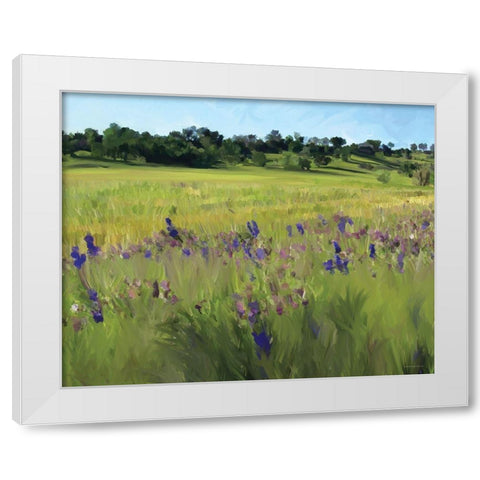 Bidwell Park White Modern Wood Framed Art Print by Kamdon Kreations