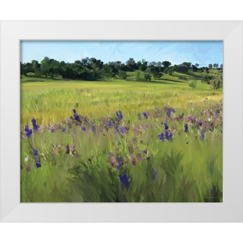 Bidwell Park White Modern Wood Framed Art Print by Kamdon Kreations