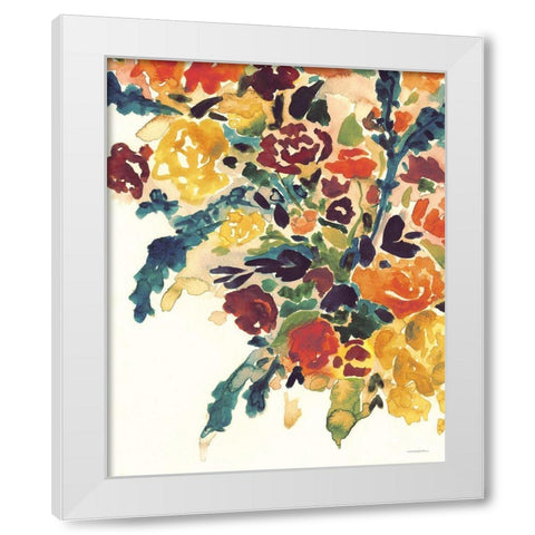 In an Instant    White Modern Wood Framed Art Print by Kamdon Kreations