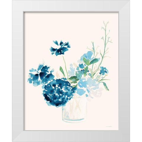 Remembrance White Modern Wood Framed Art Print by Kamdon Kreations