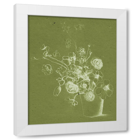 Err on the Side of Simple White Modern Wood Framed Art Print by Kamdon Kreations