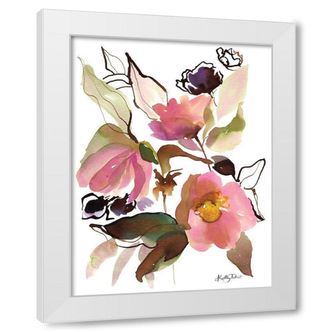 Bohemians Blossoms II White Modern Wood Framed Art Print by Talent, Kelley