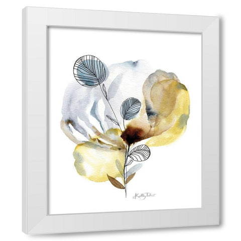 Fields of Cotton I White Modern Wood Framed Art Print by Talent, Kelley