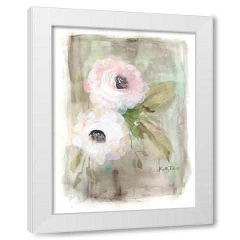 Vintage Garden White Modern Wood Framed Art Print by Talent, Kelley