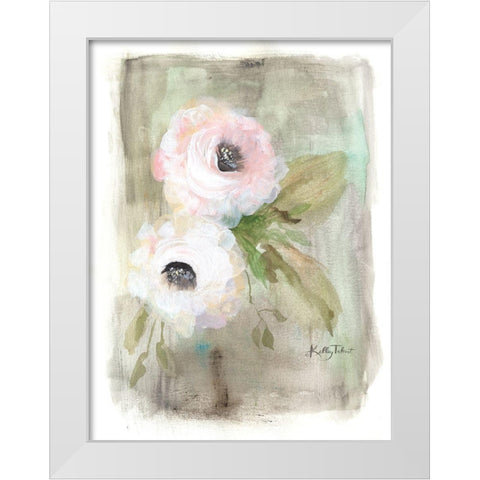 Vintage Garden White Modern Wood Framed Art Print by Talent, Kelley