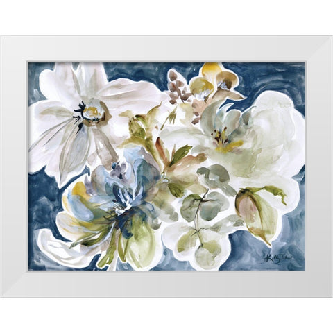 Summer Garden White Modern Wood Framed Art Print by Talent, Kelley