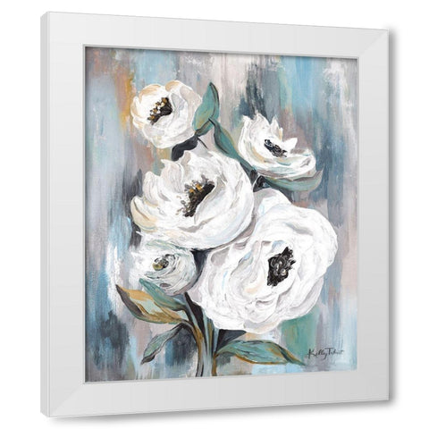 White Purity Bouquet White Modern Wood Framed Art Print by Talent, Kelley