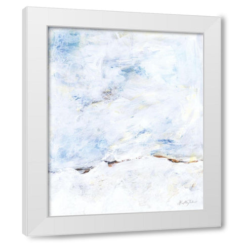 Ocean Vibes I White Modern Wood Framed Art Print by Talent, Kelley