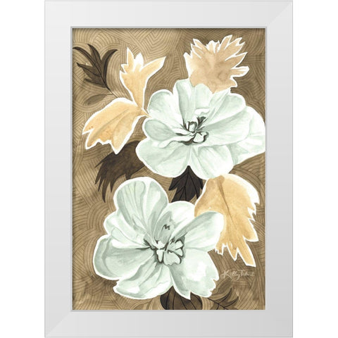 Serene Botanicals I White Modern Wood Framed Art Print by Talent, Kelley