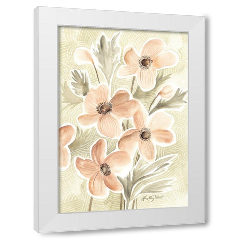 Serene Botanicals II White Modern Wood Framed Art Print by Talent, Kelley